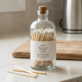 Large Candle Matches with Striker | 100 Wooden