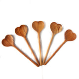 Wooden Heart Shaped Spoon