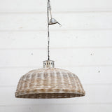 Wicker Light Fixture