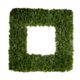 24" Iced Square Sedum Wreath
