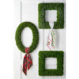 24" Iced Square Sedum Wreath
