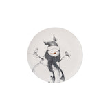 Snowman Stoneware Serving Platter
