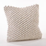 Crochet Pompom Pillow