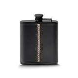 Leather Wrapped Flask | Black