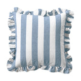 Ruffled Cabana Stripe Pillow Cover