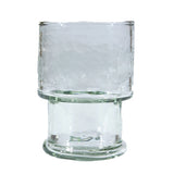 Pressed Drinking Glass/Votive Holder