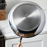 D3 Stainless 3-ply Bonded Cookware, Fry Pan, 8 inch