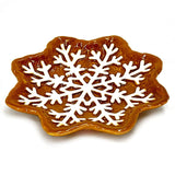 Gingerbread Snowflake Side Plate