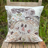 Neutral Scarecrow Pillow