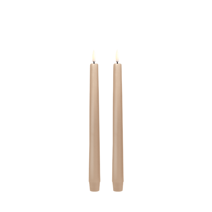 Uyuni Candles - Smooth Classic Taper Candles - 2 pack