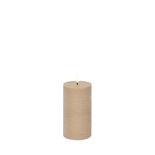 Uyuni Candles - LED Rustic Pillar Candle