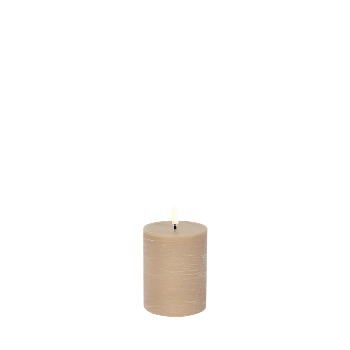 Uyuni Candles - LED Rustic Pillar Candle