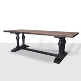 Rustic Black Dining Table