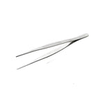 8" Stainless Steel Straight Precision Tongs