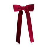 Velvet Classic Bow Clip