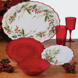 Christmas Gatherings Melamine Oval Platter