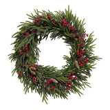 Norfolk Berry Real Touch Pine Wreath