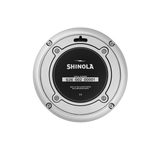 6" Runwell Clock | Chrome/Navy