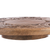 Carved Medallion Lazy Susan