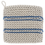 Blue Crochet pot holder
