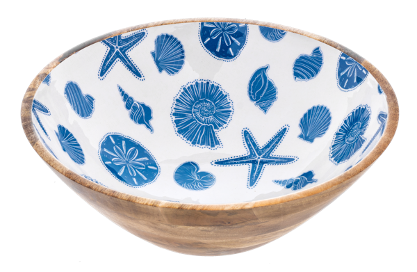 Blue Shell Serving Bowl