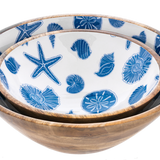 Blue Shell Serving Bowl