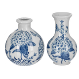 Blue Hydrangea Pattern Vase