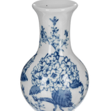 Blue Hydrangea Pattern Vase