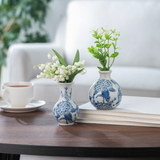 Blue Hydrangea Pattern Vase