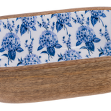 Oval Hydrangea Serving Bowl