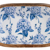 Oval Hydrangea Serving Bowl