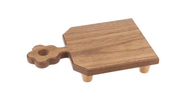 Decorative Flower Handle Edge Tray