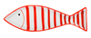 Stripe Fish Trinket Dish