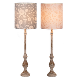 Vintage Floral Buffet Lamp - 40W Max