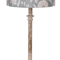 Vintage Floral Buffet Lamp - 40W Max