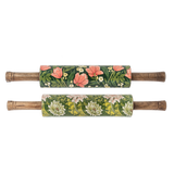 Green Floral Rolling Pin