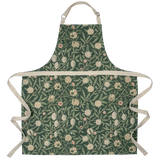 Green Floral Pattern Apron