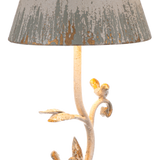 Distressed Ivory Bird Table Lamp |60W Max