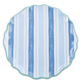 Blue Stripe Salad Plate