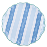 Blue Stripe Dinner Plate
