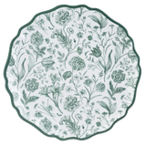 Green Botanical Dinner Plate