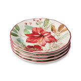Winter Blooms Dessert Plate