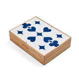 Lacquered Wood Poker Set