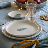 Pacifica Christmas Tree Salad/Dessert plate