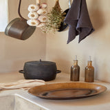 Poterie Mocha Latte Oval platter