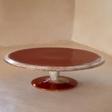 Poterie Caramel Footed plate