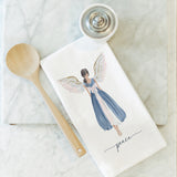 Peace Angel Tea Towel