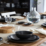 Livia Matte Black Salad/dessert plate