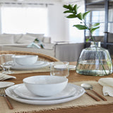 Livia White Dinner plate