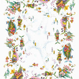 Pesciflora Linen Tablecloth